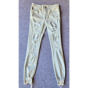 Levi's Jeans Women's 720 Skinny High Rise Distressed Stretch Denim 28x27